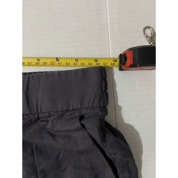 Torrid Shorts Size 16 Black Linen Lyocell Blend Elastic Waist Flowy Lightweight - Picture 8 of 8